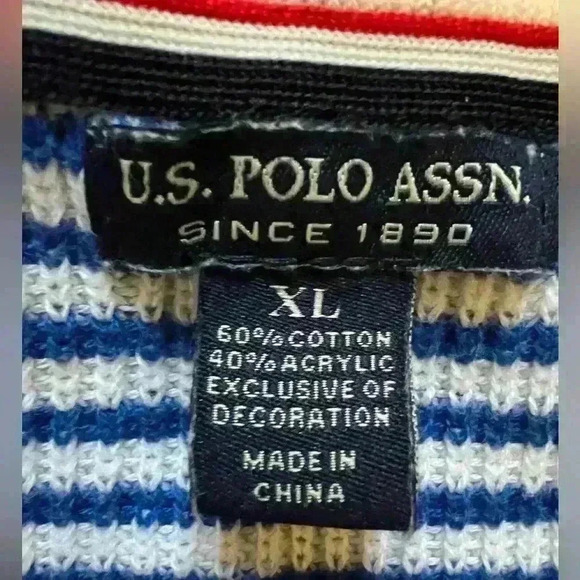 US Polo Assn.sweater size XL cotton blend (SKU C113) - Picture 7 of 10